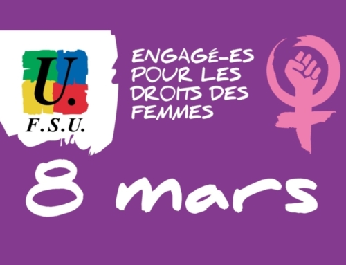 8 mars 2022 : où manifester pour l’égalité salariale, la FSU ne lâchera rien ! Publications FSU 59-62 …