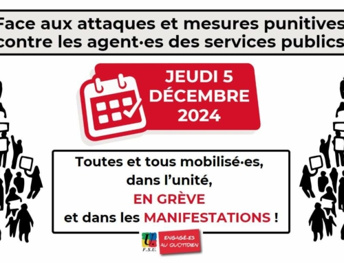 Où manifester le 5 décembre face aux attaques contre les agent.es des Services publics en région Hauts-de-France ?