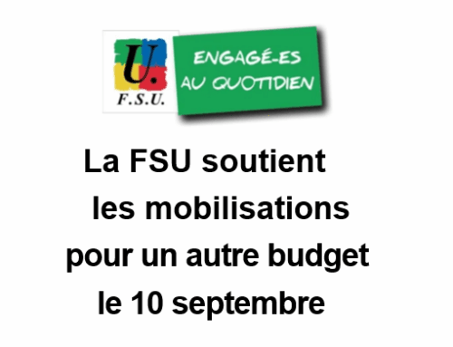 Mobilisé.es le 10 septembre pour un autre budget !